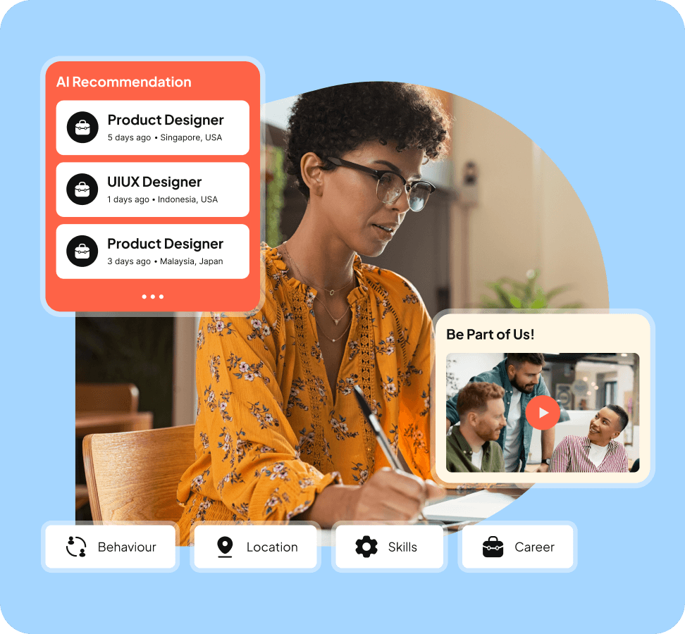 AI Career Site Illustration